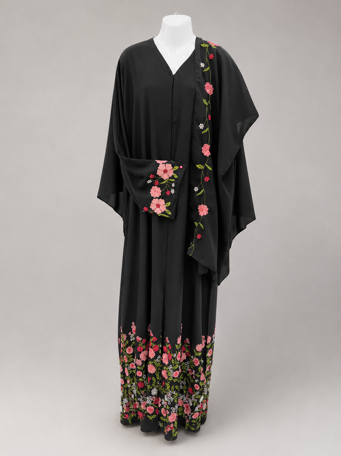Floral Embroidered Abaya