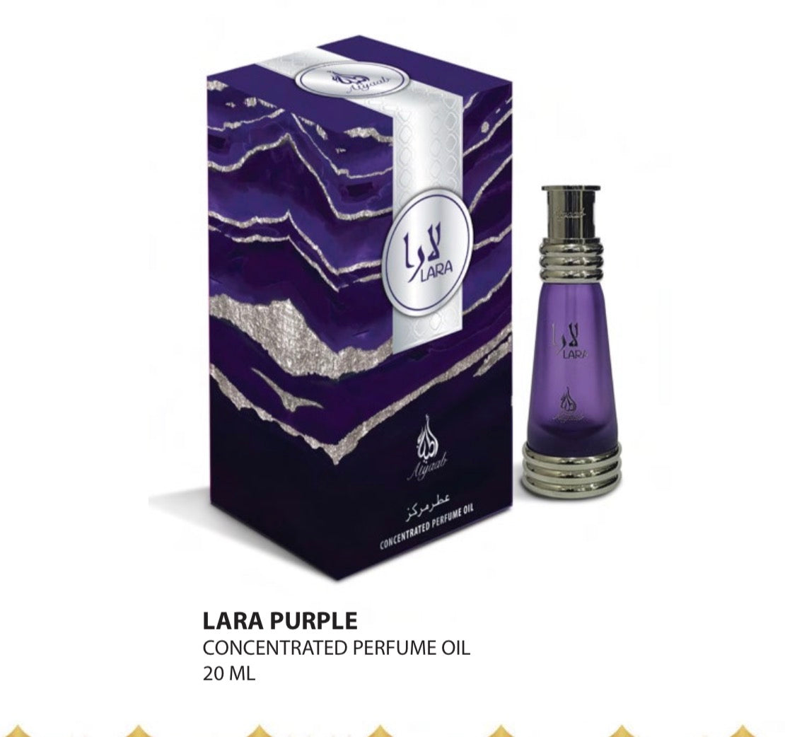 Lara (Purple) by Atyaab (attar oil) at Hayat's Fashion Houston