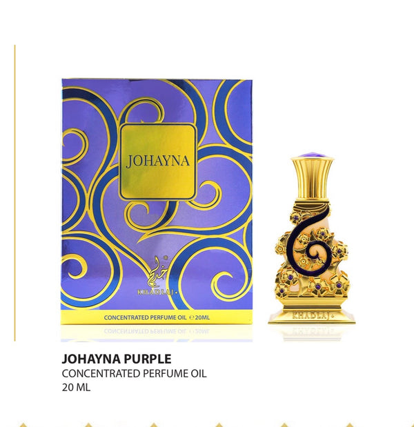Johayna (Purple) by Khadlaj (attar oil) at Hayat's Fashion Houston