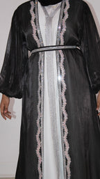 Mother Daughter 3-Piece Organza Abaya