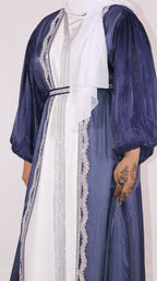 Mother Daughter 3-Piece Organza Abaya