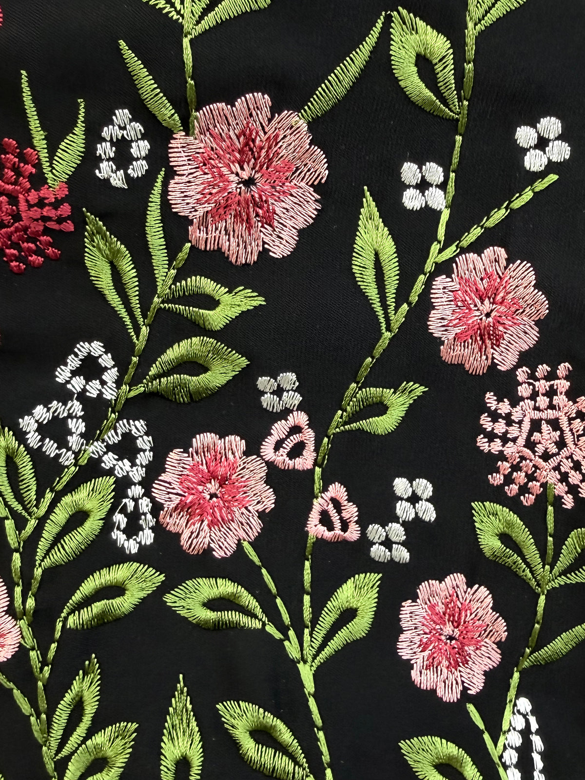 Floral Embroidered Abaya