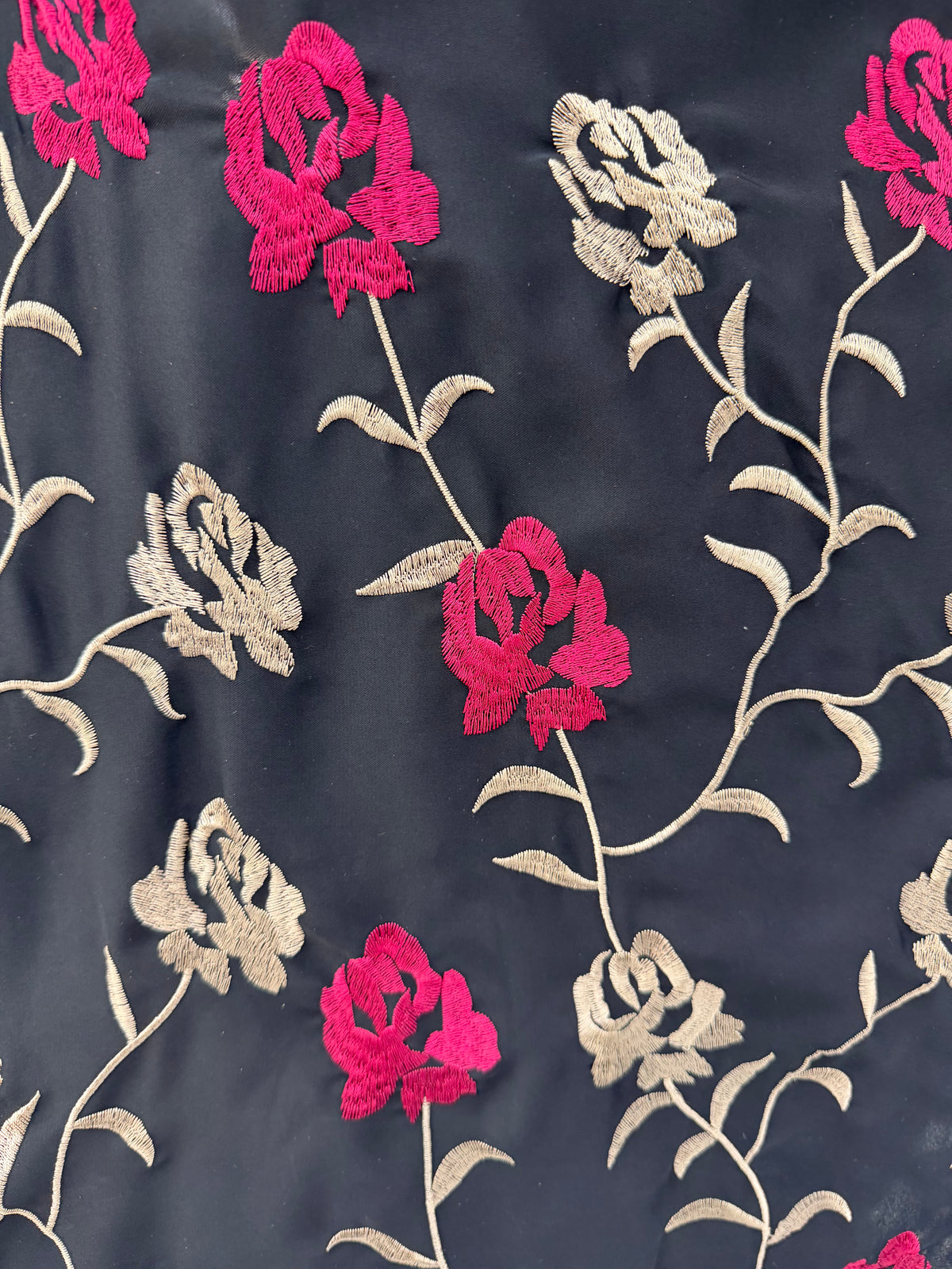 Rose Embroidered Abaya