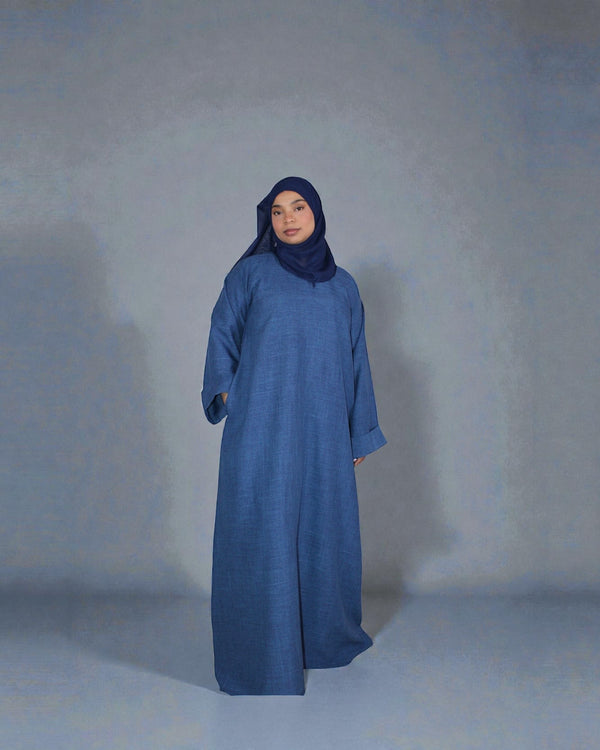 Linen Abaya with Pockets