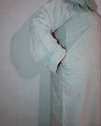 linen abaya with pockets