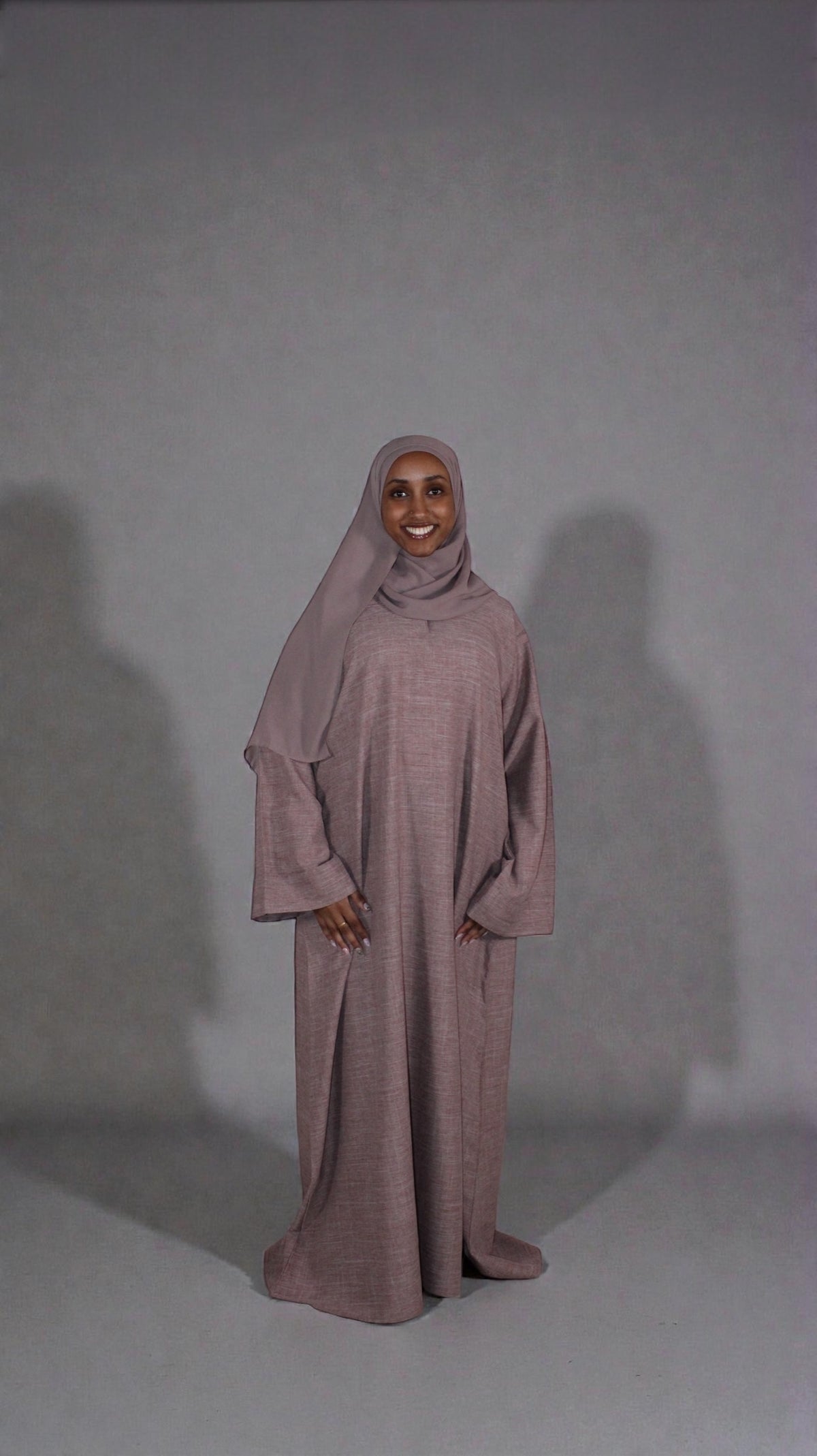 Linen Abaya with Pockets