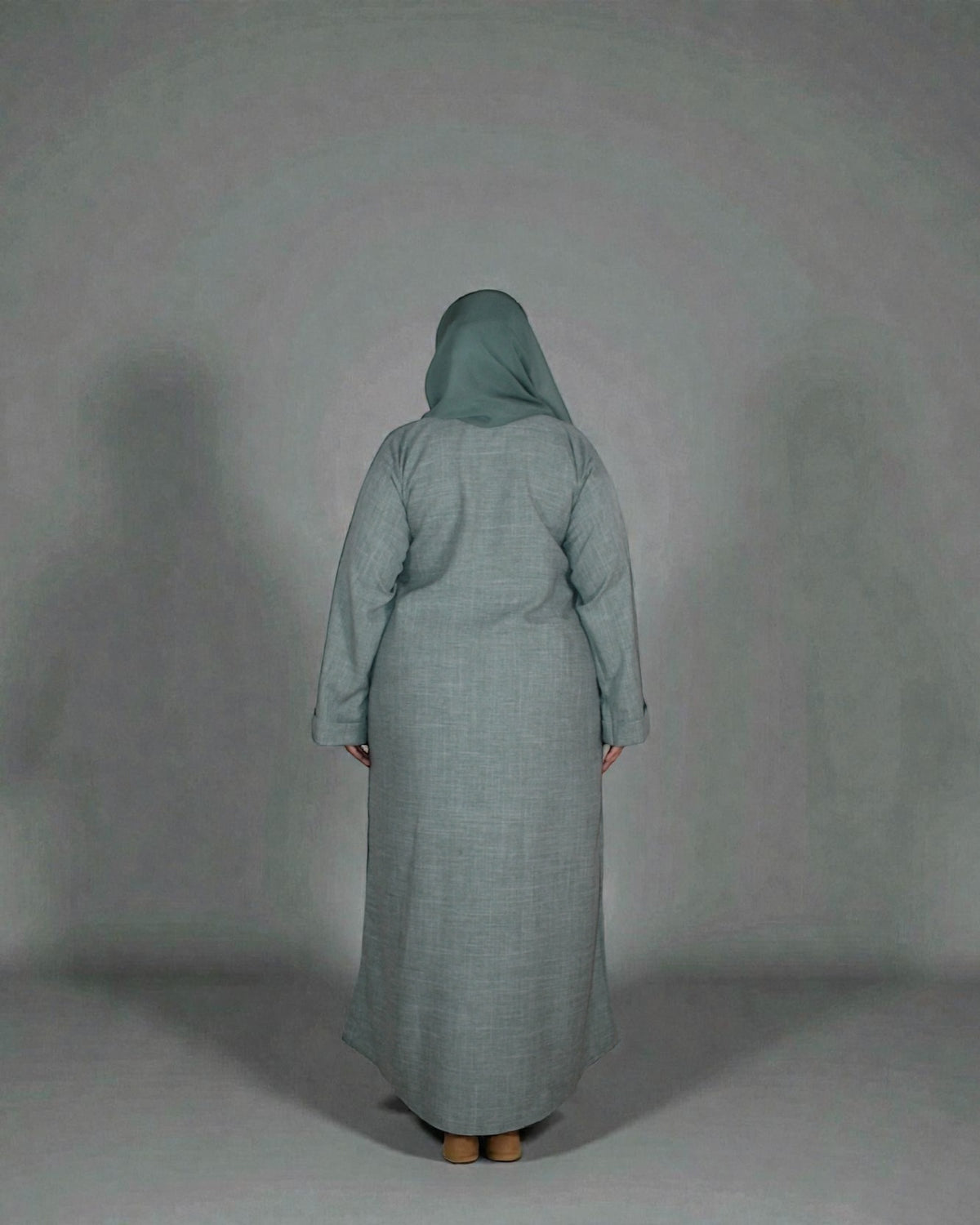 Linen Abaya with Pockets