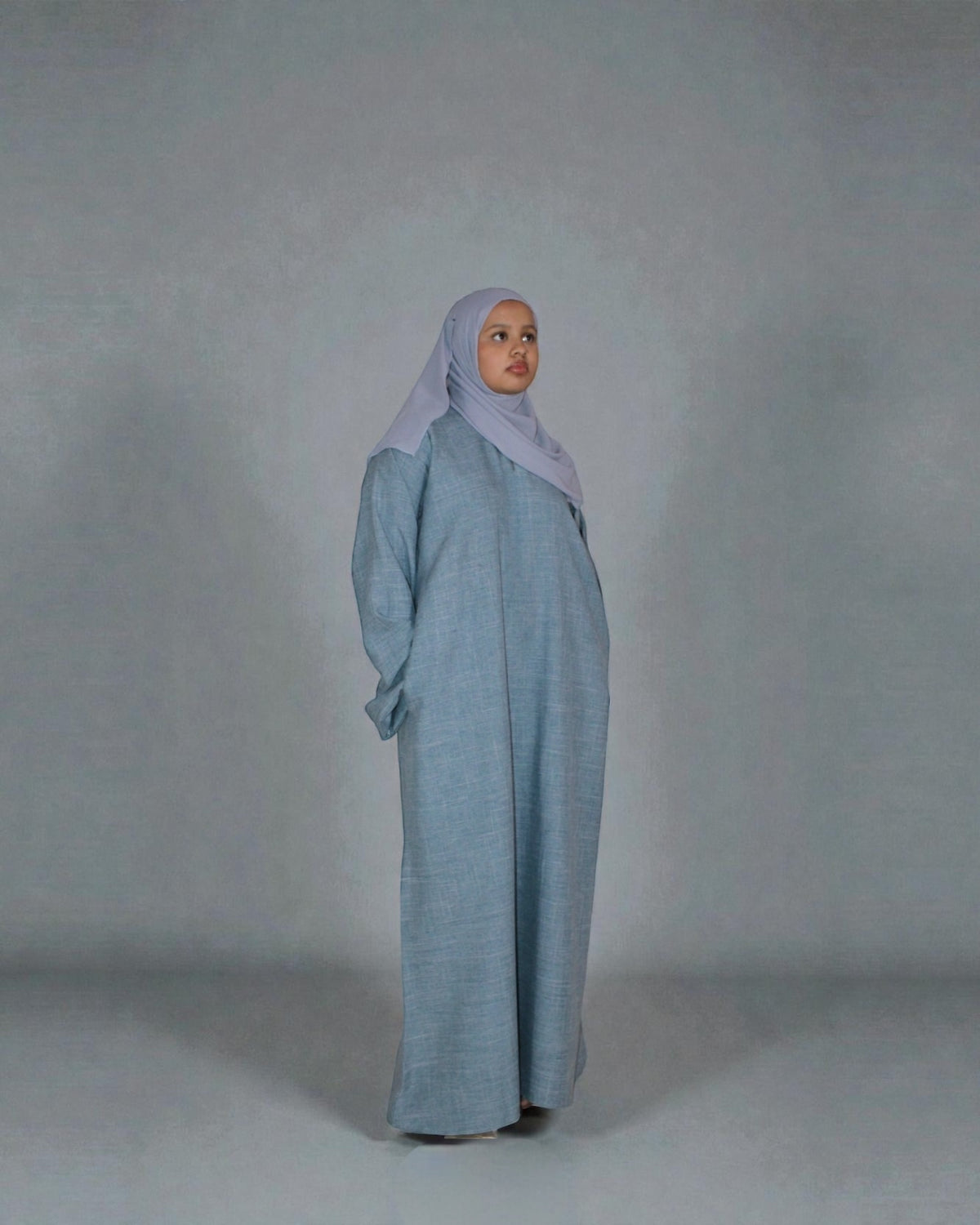 Linen Abaya with Pockets