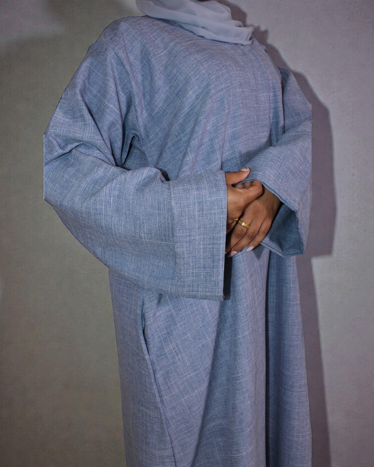 Linen Abaya with Pockets