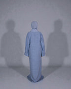 linen abaya with pockets