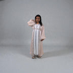 Mother Daughter 3-Piece Organza Abaya