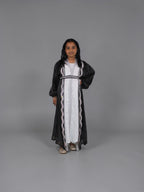 Mother Daughter 3-Piece Organza Abaya