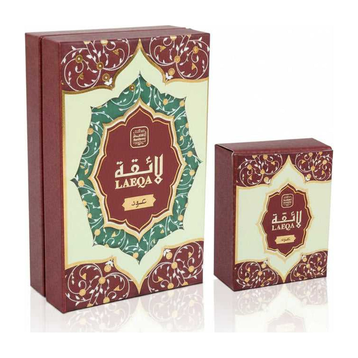 Laeqa oud sticks by Naseem, boxes